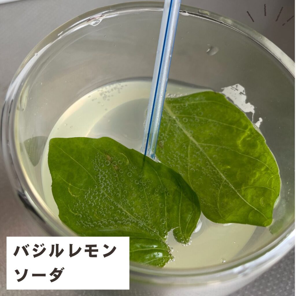 バジルレモンソーダ